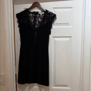 BCBG Black Lace Mini Dress